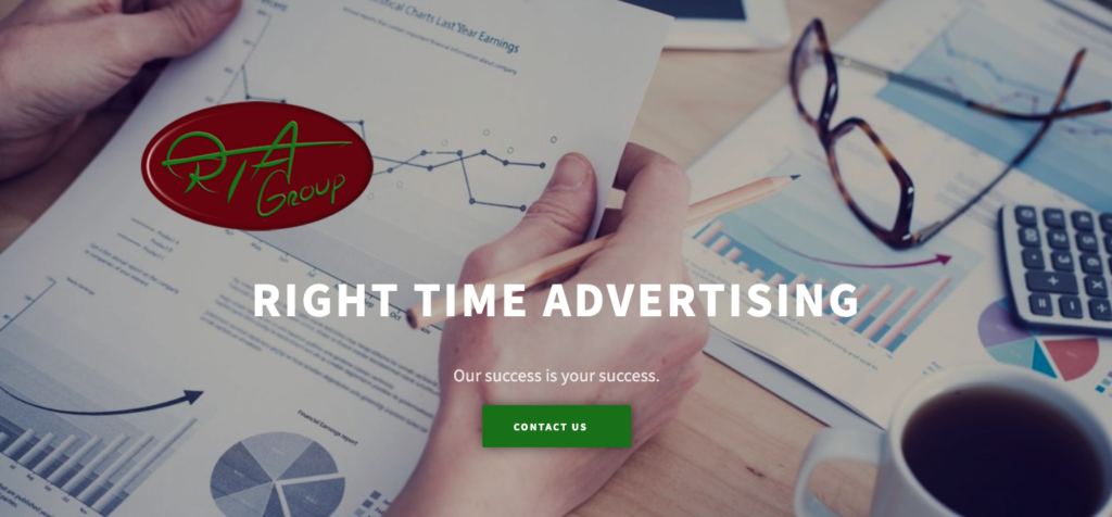 Right Time Advertising SJ Digital web client